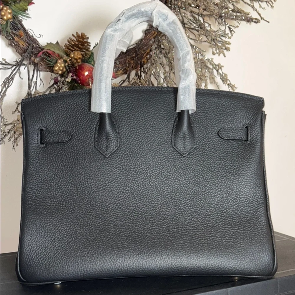 Black Genuine Leather wirkin - Picture 3 of 6